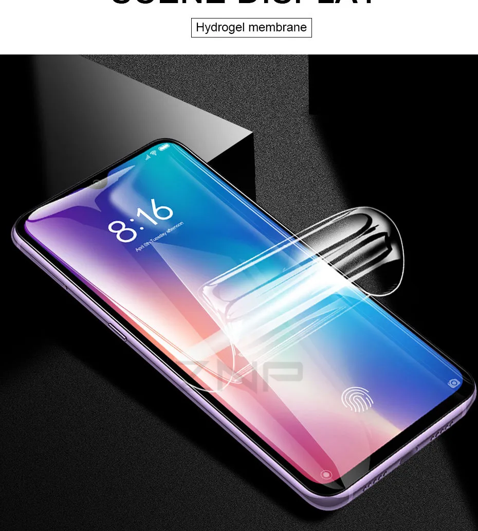 ZNP Гидрогелевая Защитная пленка для Xiaomi mi 9 8 SE A2 Lite Полное покрытие Защитная мягкая пленка для Xiao mi 6X mi 8 Pro защита экрана