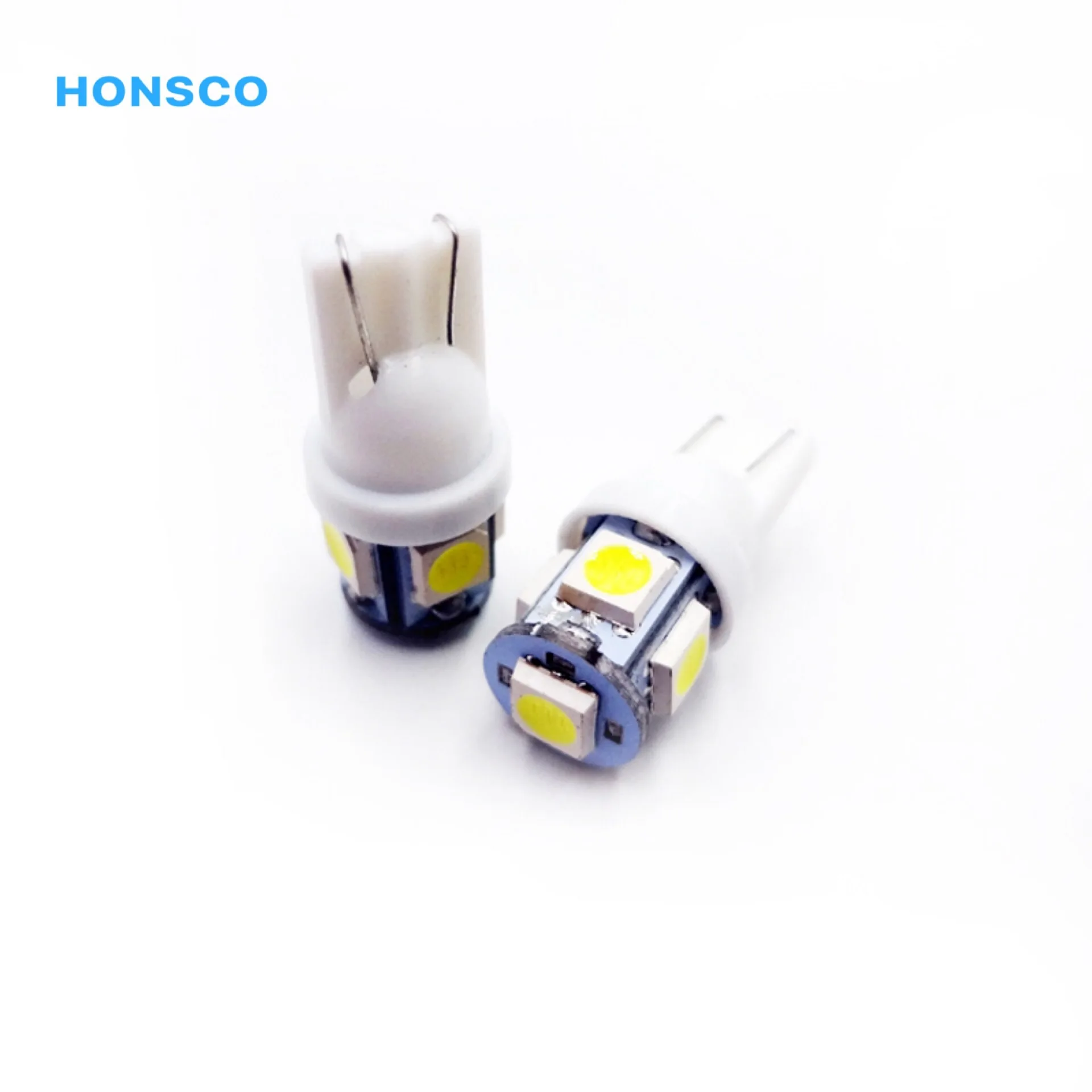 Белый 10 шт. T10 W5W 5-SMD 5050 DC 24V Авто T 10 светодиодный фонарь для парковки лампочка для номерного знака пластины огни купол сторона отметить лампочку для грузовика - Испускаемый цвет: Белый