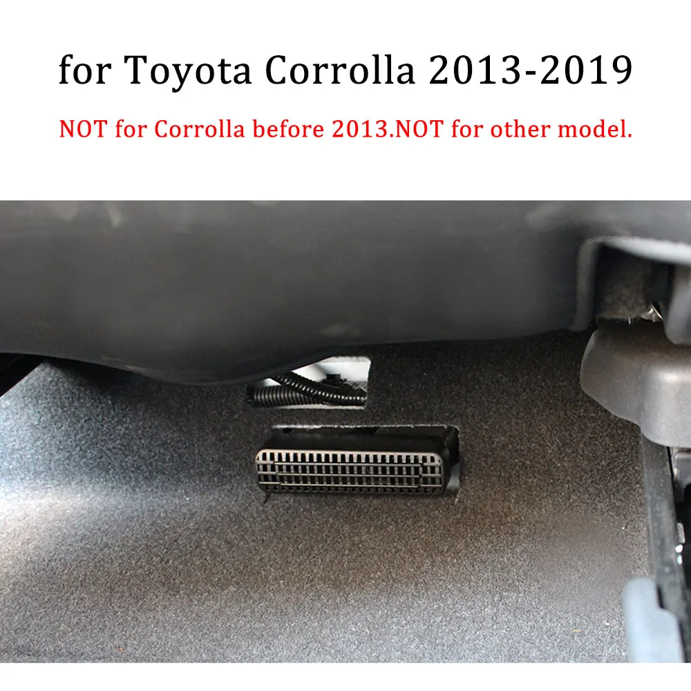 1 пара для Toyota Corolla 2019 2013 L LE Eco XLE SE XSE решетки вентиляционных отверстий в салоне