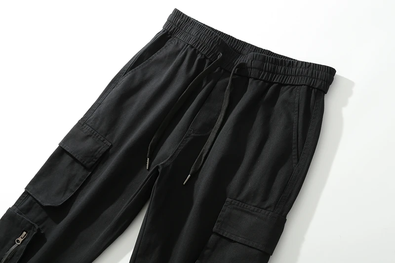 Модные Повседневные джоггеры с эластичной резинкой на талии в стиле хип хоп