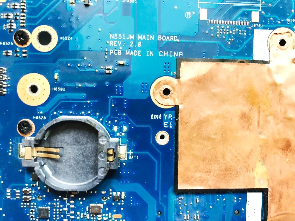 Оригинальная материнская плата для ноутбука ASUS N551JM модель I5-4200U GT860M 2 Гб REV 0
