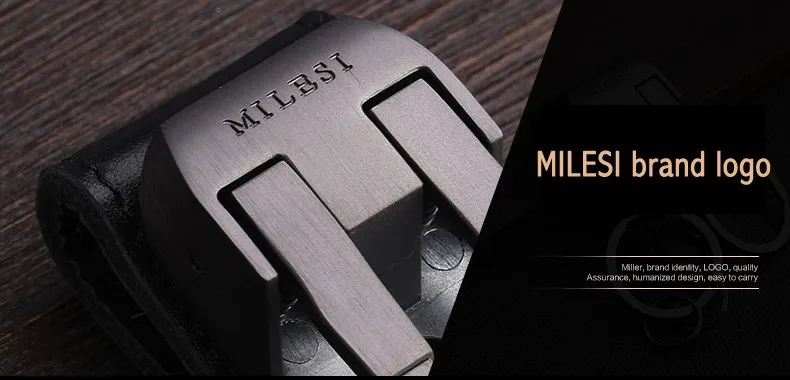 Milesi, мужской металлический автомобильный брелок на талию, кожаный ремень, держатель для ключей, брелок для мужчин, брелок