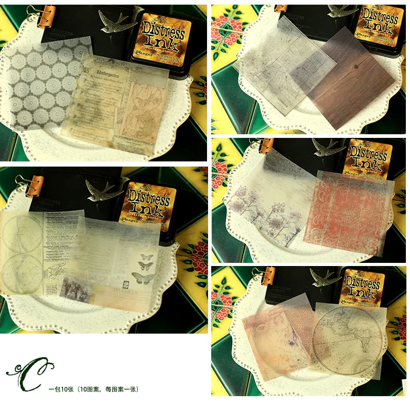 KSCRAFTRetro Vellum Набор стикеров для скрапбукинга DIY проектов/фотоальбома/открыток рукоделия