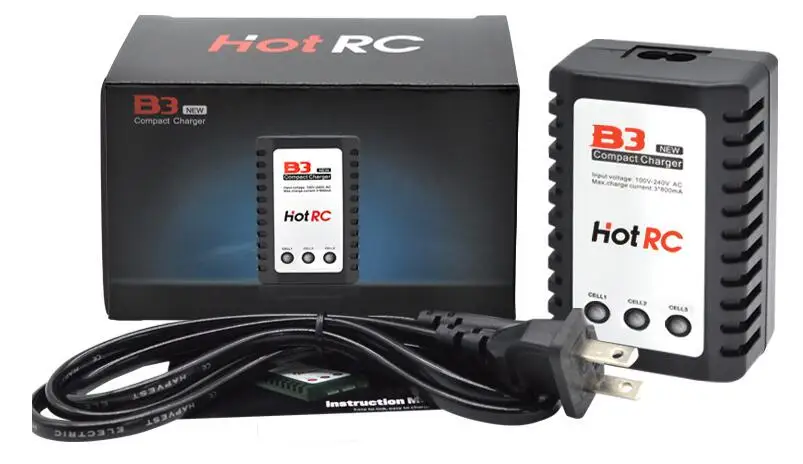 1 шт. новый оригинальный hotrc B3 Компактный Баланс Зарядное устройство для 2 s 3 S 7.4 В