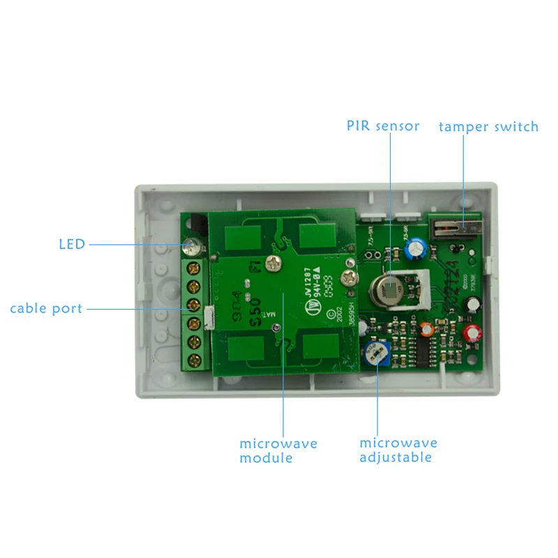 1 шт.) Bosch DS-835i комнатный PIR и микроволновый датчик ПЭТ незащищенность Проводная сигнализация датчик движения Охранная сигнализация детектор Противоугонная