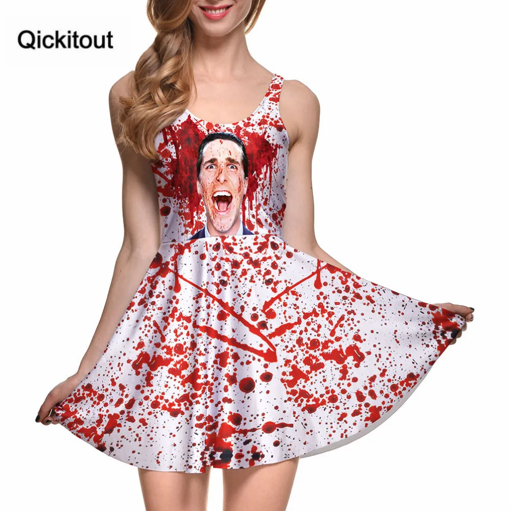 Женское платье с принтом повседневное винтажное цифровой печатью в американском