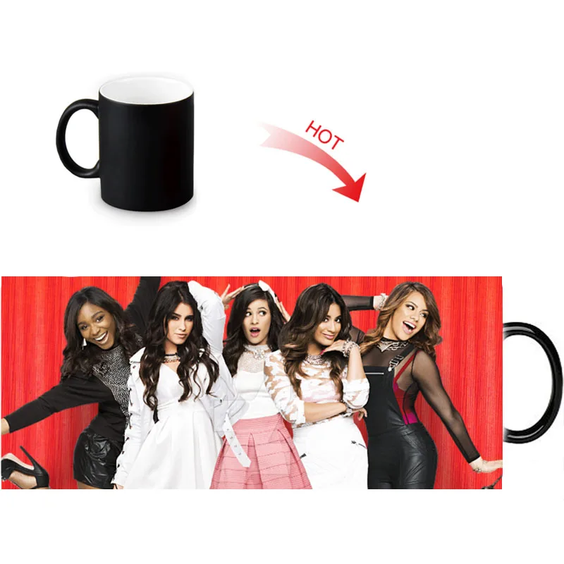 Реактивные чашки с изменяющим цвет черно-белым керамическая кружка фарфоровая