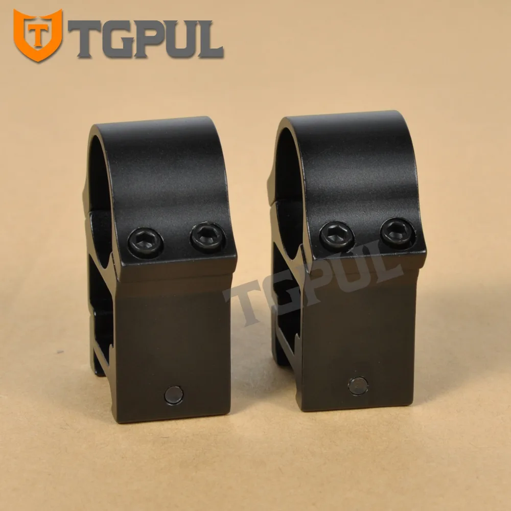 TGPUL See-Through 2PCS High Profile Scope Mount 1 inch Ring for Sight Firing Weapons AK hunting Fits 20mm Picatinny Weaver Rail | Спорт и