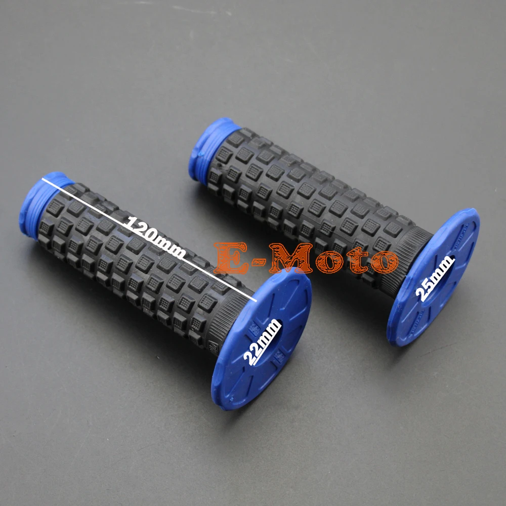 Сине серые ручки руля Pro конусные гелевые для мотоцикла 7/8 дюйма ручные protaper MX