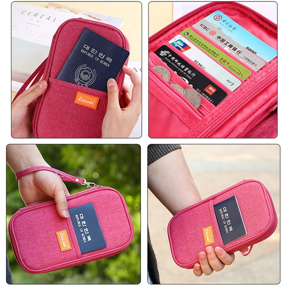 Unisex Passport Travel Wallet Holder Multi-Function Credit Card Package ID Document Multi-Card Storage Pack Clutch | Багаж и сумки