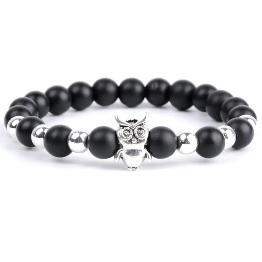 8 agate bracelet Модные мужские часы наручные ювелирные изделия 7 Чакра Исцеляющие буддийские браслеты для женщин мала-Йога ювелирные изделия подарок Прямая поставка - Окраска металла: 8 agate bracelet