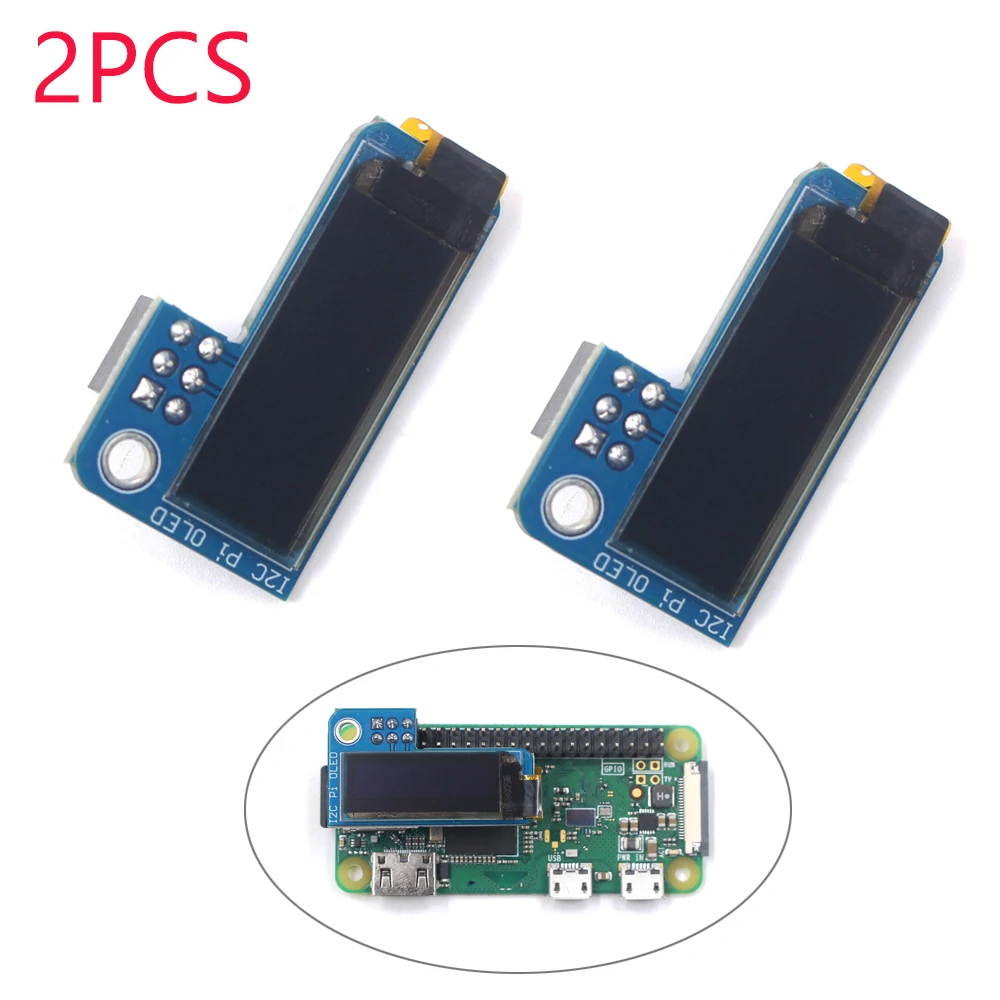 2 шт. PiOLED 0 91 дюймов IIC I2C 128x32 OLED монохромный экран для Raspberry Pi Zero SSD1306 - Цена: 990,15 руб.