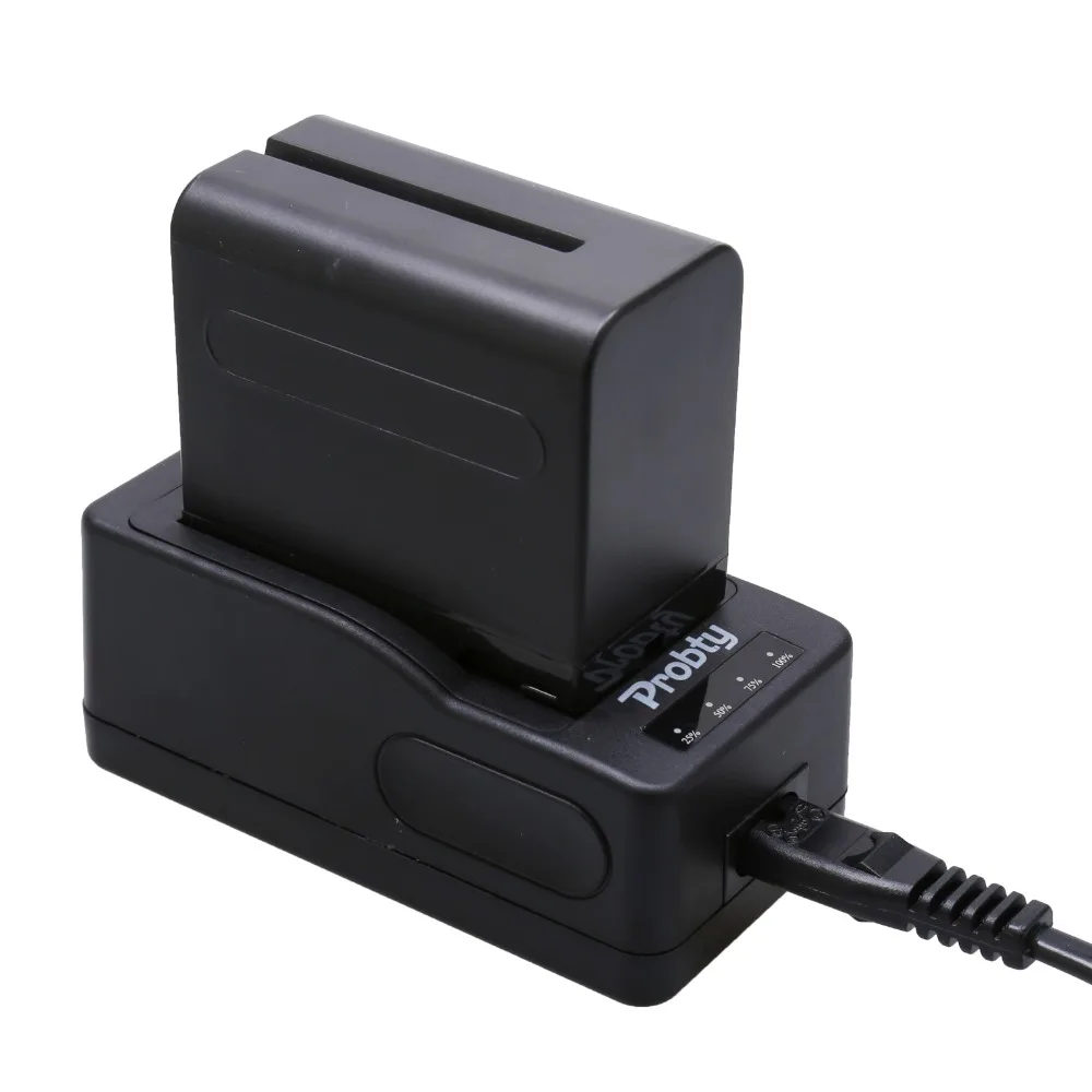 Probty Новый Быстрый Быстрое зарядное устройство для Sony NP-F970 NP-F960 NP-F770 NP-F750 NP F970 F770 F960