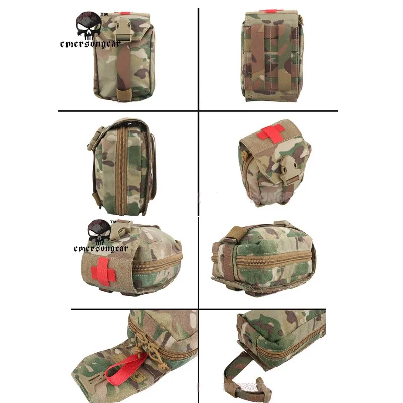 Emersongear Военная Униформа Molle аптечка медицинский мешочек тактический страйкбол Спорт на открытом воздухе оборудование