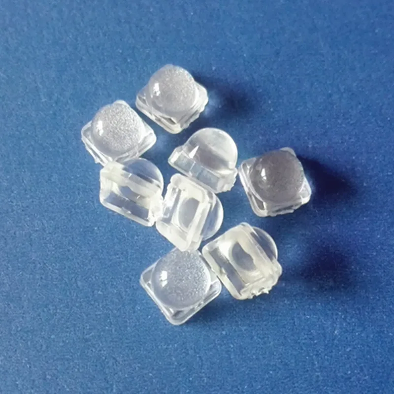 Квадратные линзы для лампы 5050 SMD 10 шт. 8*8*6 5 мм размер 30 градусов матовая