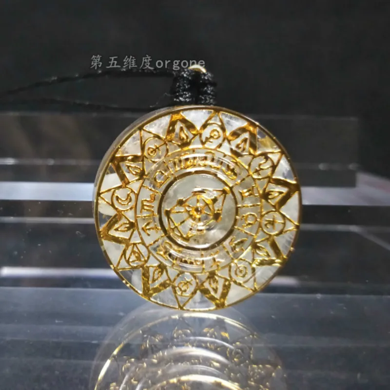 Orgone Хрустальное энергетическое колье с целебным кулоном помогает вызвать удачу
