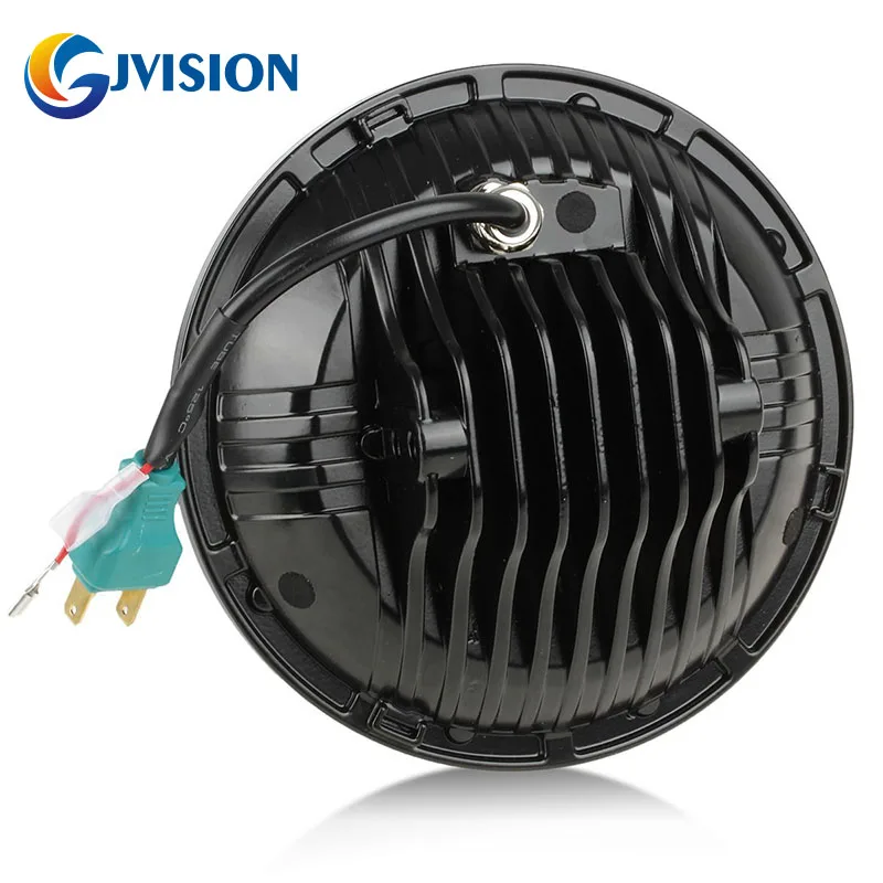 7 дюймовый круглый 75 Вт автомобили Бег светильники 12V 24V светодиодный фара