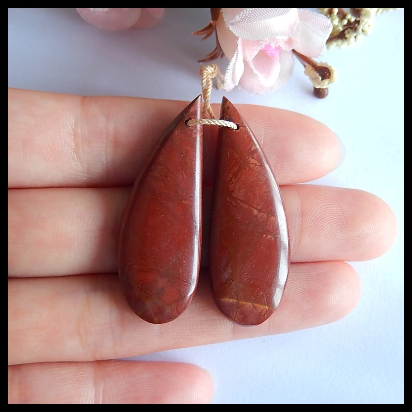 Женские Модные Разноцветные серьги Picasso Jasper с полудрагоценным камнем 40x1 5/14x6 мм 8 9