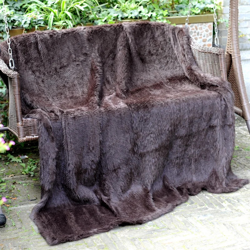 値段 CX-D-10M ベッドソファスローカスタムメイドニットラビットファースローブランケット