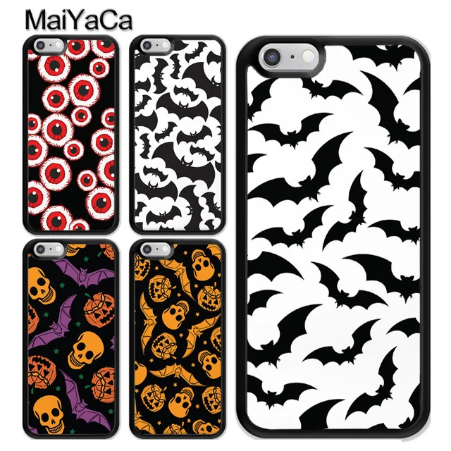 Черный мягкий чехол для телефона MaiYaCa Ghost Pumpkin iPhone 4S 5C 5S 6S 7 8 Plus X XR XS MAX | Мобильные