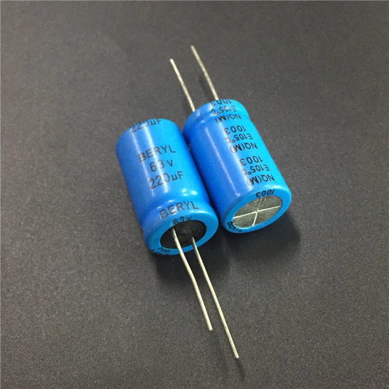 5 шт. 220 мкФ 63V BERYL NQ 16x27 мм 63V220uF биполярный конденсатор полярности|non polarized capacitor|220uf