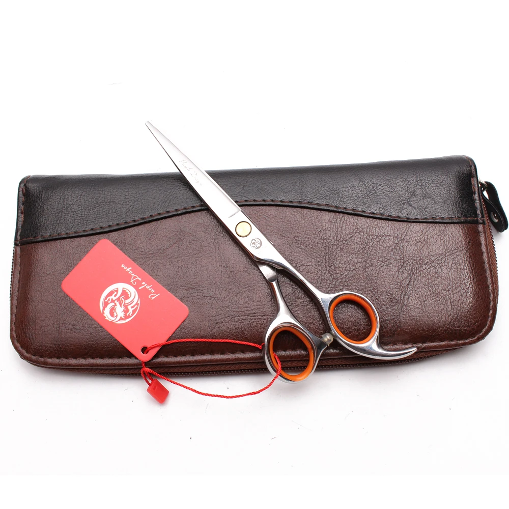 6 дюймовые прямые ножницы из нержавеющей стали с фиолетовым драконом комплект