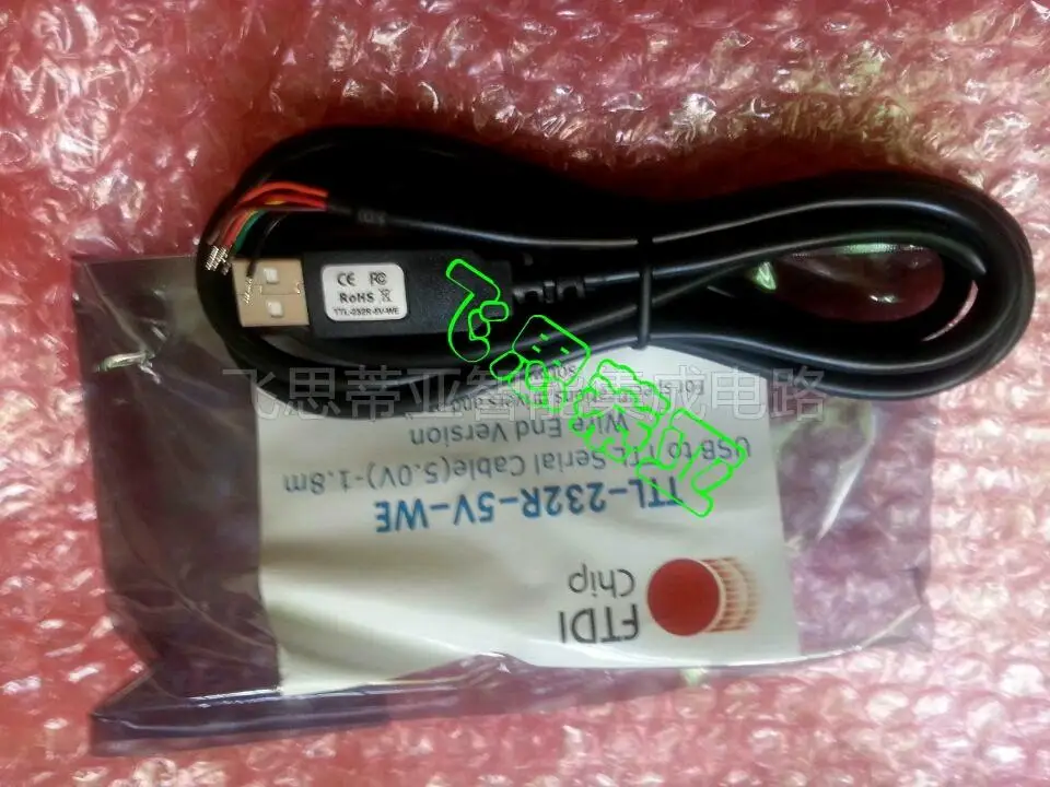FTDI TTL 232R 5V WE USB к серийному кабелю кабели/IEEE 1394 кабели Встроенный последовательный Conv провод конец|usb to serial