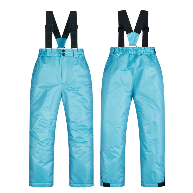 Лыжные штаны для мальчиков и девочек утепленные ветрозащитные