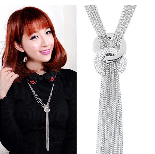 Новинка 2019 женское ожерелье на свитер массивная цепь золотистый массивный чокер