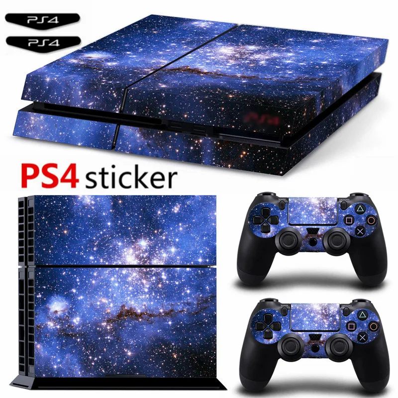 Наклейка для Ps4 Blue Sky Виниловая наклейка PS4 Skin консоли и 2 контроллеров|Наклейки| |