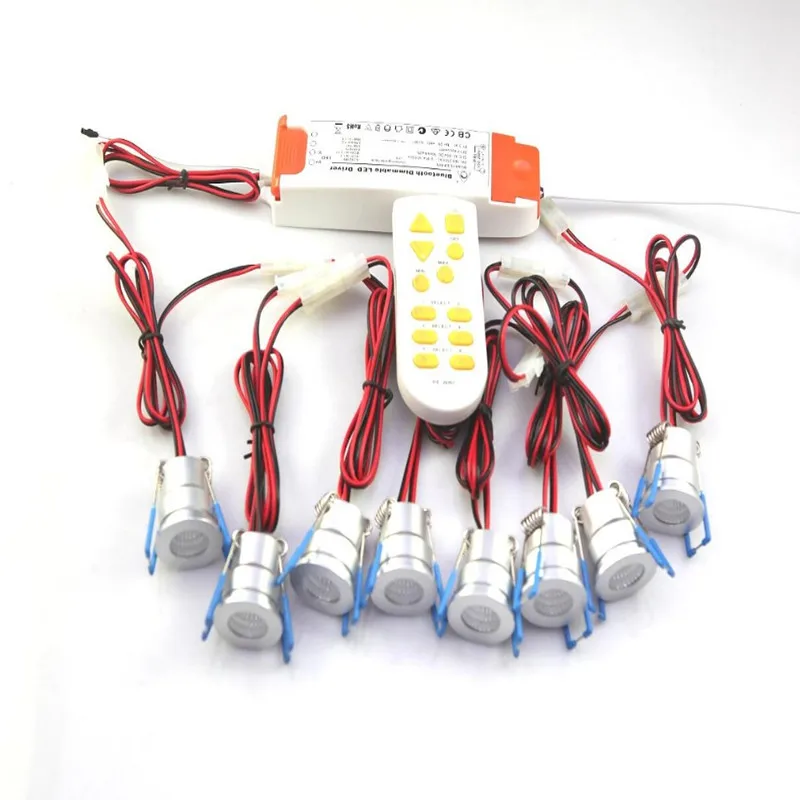 8 шт. светодиодный точесветильник светильник 3 Вт с регулировкой яркости|downlight