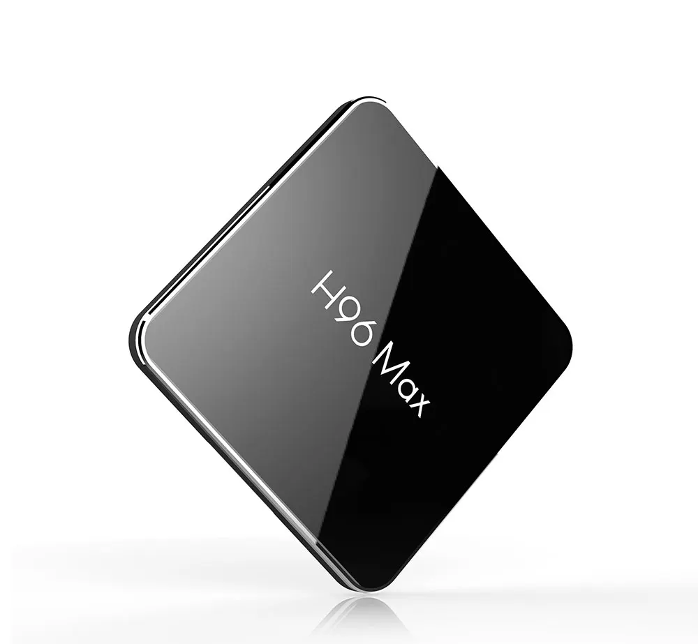 H96 Max x2 caja de tv inteligente Android 8,1 четырехъядерный процессор Amlogic S905X2 LPDDR4 4 ГБ 32 ГБ 64 Гб 2,4G y 5 ГГц Wifi 4 K ТВ-приставка