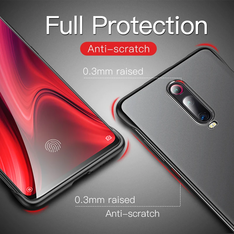 Бескаркасный чехол KEYSION для Xiaomi Mi 9T Pro Redmi K20 прозрачный силиконовый задняя крышка 9