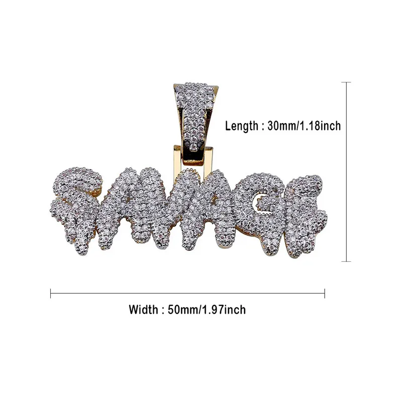 

lovty Men's Hip Hop Necklace Full Iced Out Cubic Zirconia Sliver Color CZ Stone Twist Chain Pendant Necklace 60cm Dropshipping