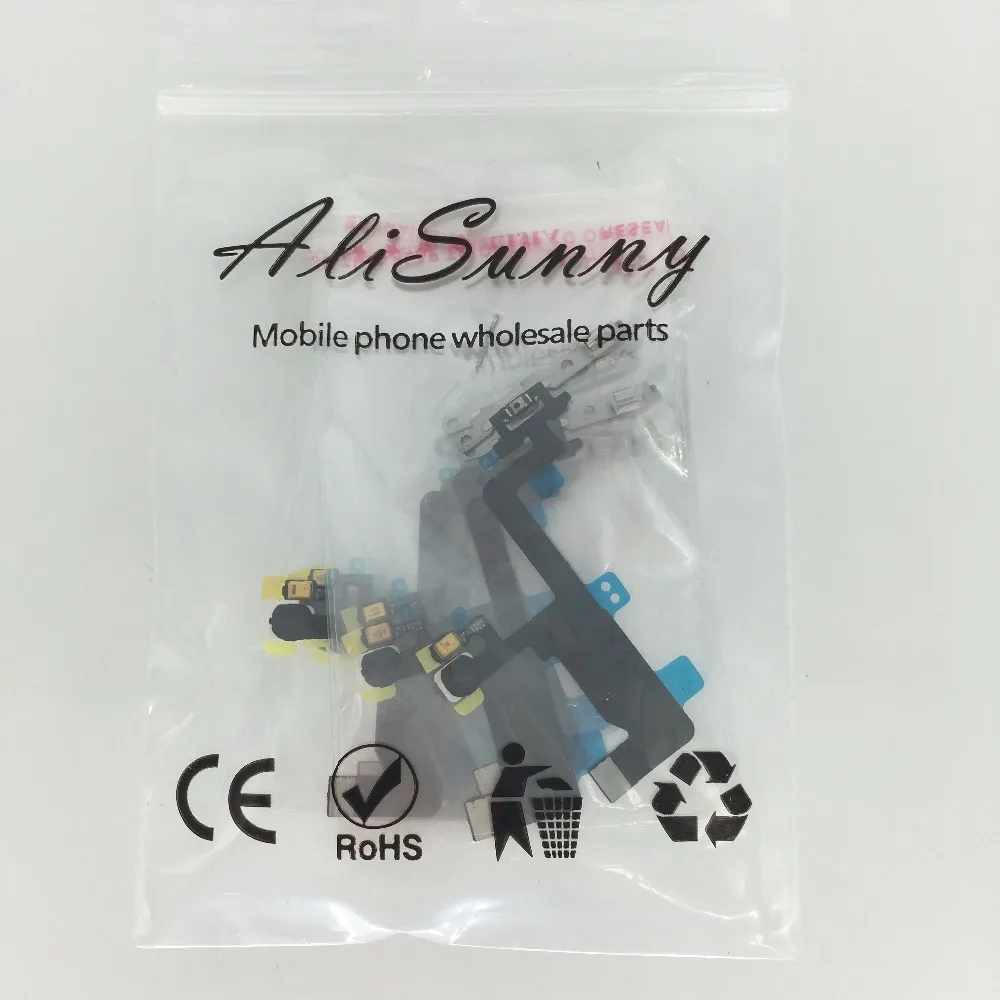 AliSunny 10 шт. гибкий кабель питания для iPhone 6 4 7 дюйма Plus кнопка включения/выключения