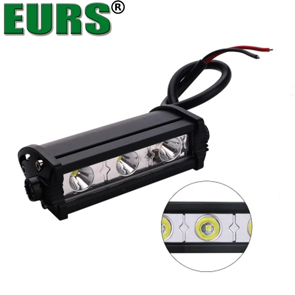 EURS Светодиодный точечный светильник s 9W для езды на мотоцикле 12V дневной ходовой