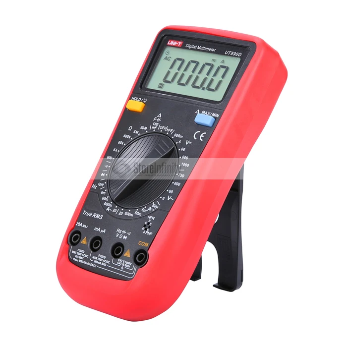 

UNI-T UT890D Digital Handheld Multimeter True RMS REL AC/DC Frequency Tester