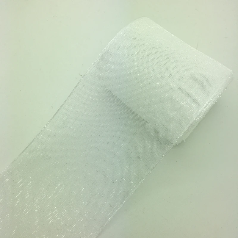 5 ярдов/партия 2 &quot50 мм белая лента из органзы бант для свадебного украшения