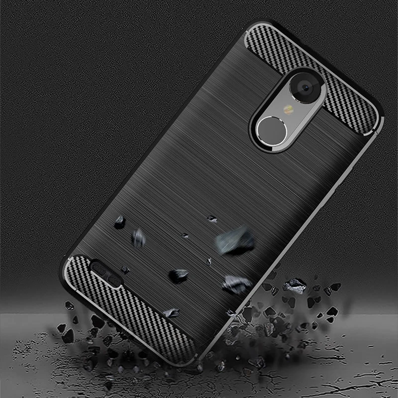 Armor Case For LG Tribute Empire Brushed Carbon Fiber Soft Silicone Shockproof Phone Back Cover Dynasty TPU Funda |