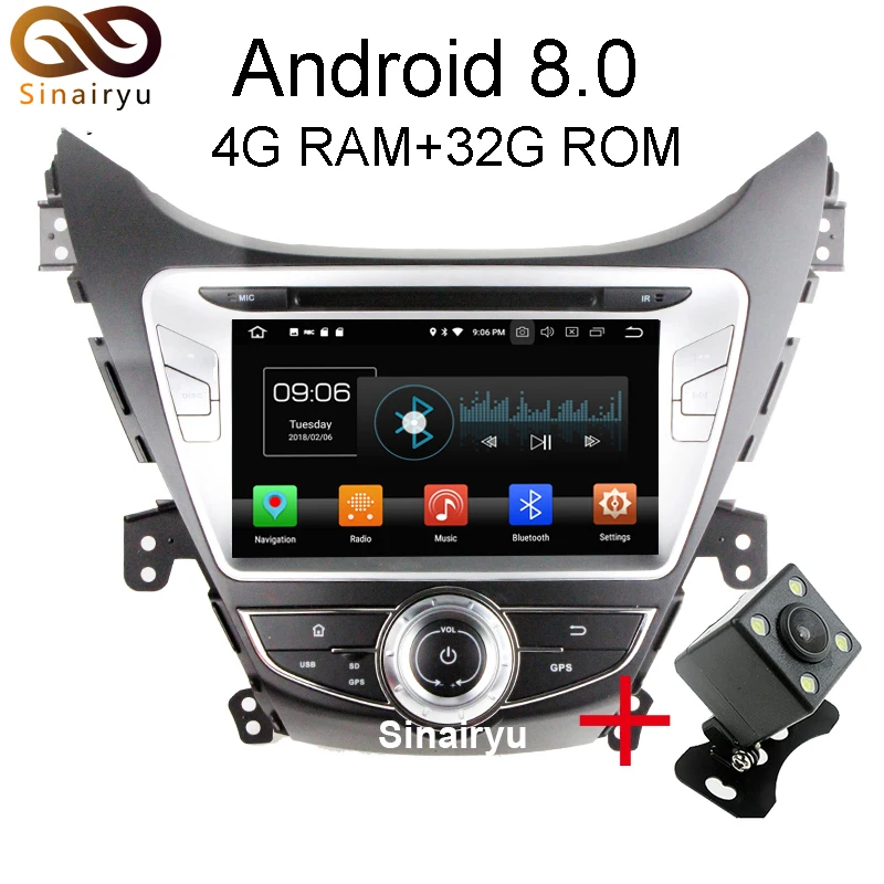4 ГБ Оперативная память Android 8 0 автомобильный DVD плеер головное устройство для hyundai
