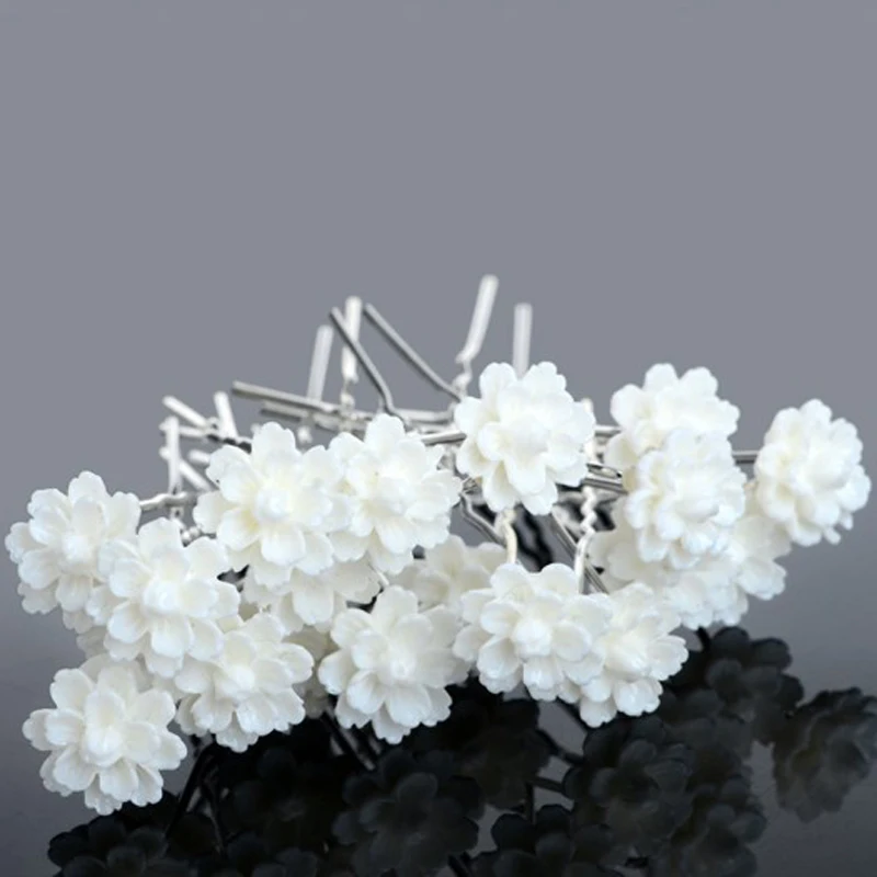 Ограниченная продажа классические акриловые заколки для волос с растениями