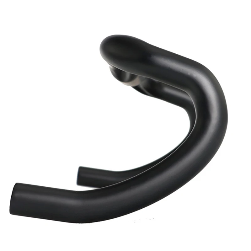 TOSEEK из углеродного волокна руль для шоссейного велосипеда черный изогнутые