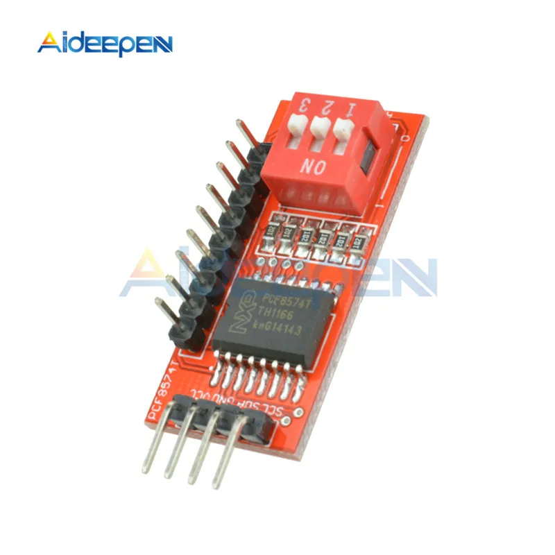 Расширенный модуль PCF8574 PCF8574T I/O поддержка интерфейса IIC/I2C плата расширения с