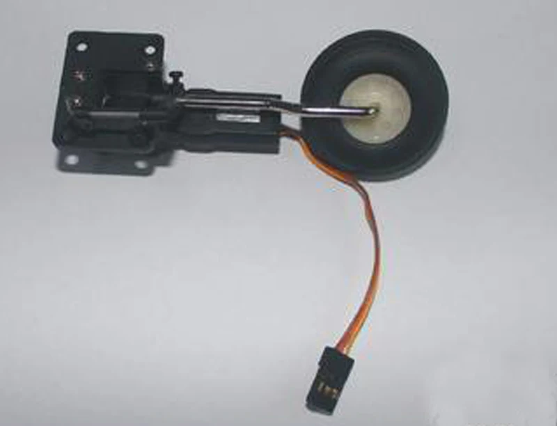 1PC Front Wheel 25 г цифровой сервопривод металлический электронный Выдвижной шасси с передним/задним колесом для DIY RC самолет FMS вертолет - Цвет: 1PC Front Wheel