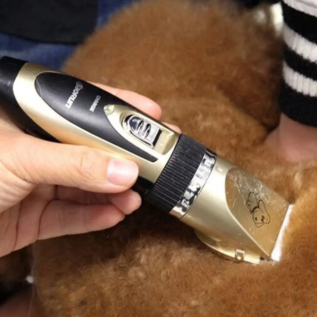 Машинка для стрижки животных Собака плюшевый волос Беспроводная Бритва Push beauty