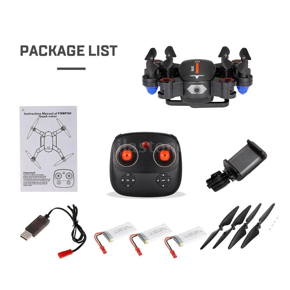 Селфи Дрон удержание высоты RC вертолет 2 4 ГГц 4CH 6 осевой F16W WiFi FPV 720P камера