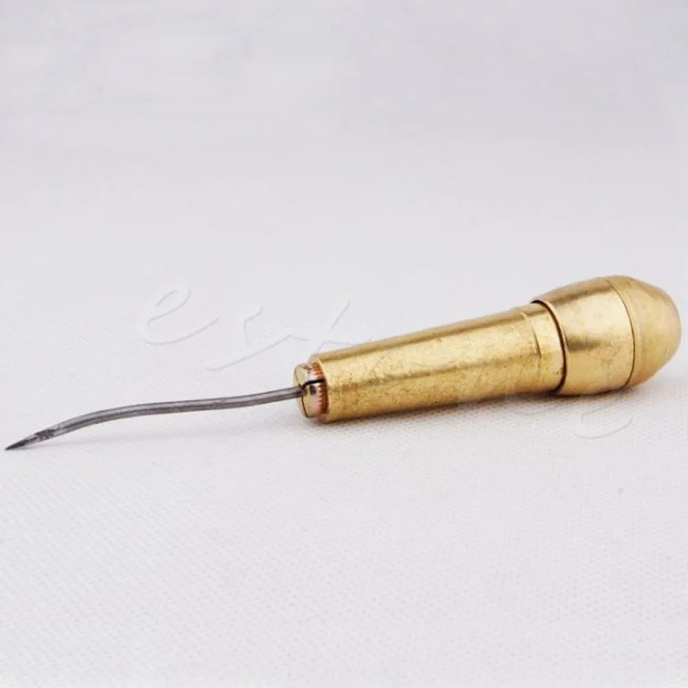 Новый кожаный тент холст шитье Awl ручной БРОШЮРОВЩИК конический набор игл для