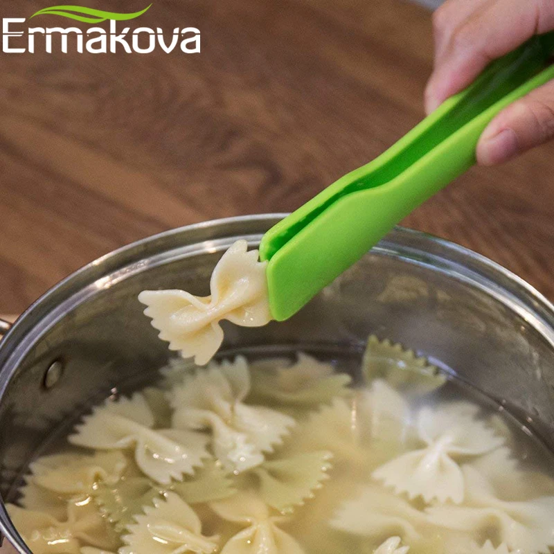 Пластиковые кухонные щипцы ERMAKOVA 3 шт. многофункциональный пищевой зажим подающий