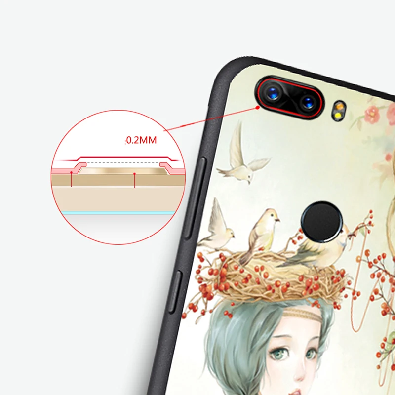 ZTE Nubia Z17 Case Original Cover for bag Skin Wolf Fish Skull z17 Fundas 100% BiNFUL |