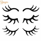 Украшение на день рождения 2020, черное нетканое войлочное украшение для ресниц, Детские аксессуары для волос DIY для женщин, рожковый ободок